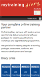 Mobile Screenshot of mytrainingdiary.org